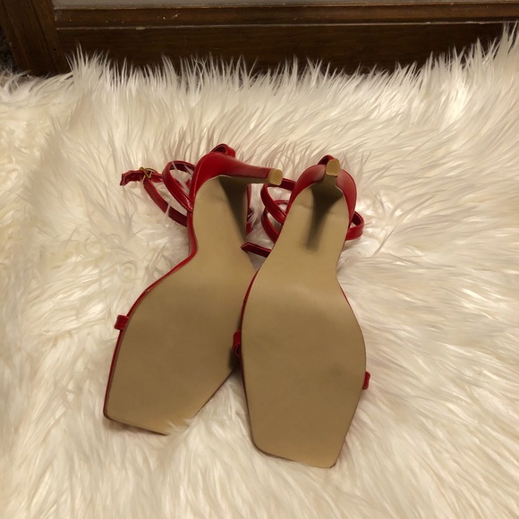 La Fina shoes 👠 Sandal Heels Open Toed. - Picture 6 of 7